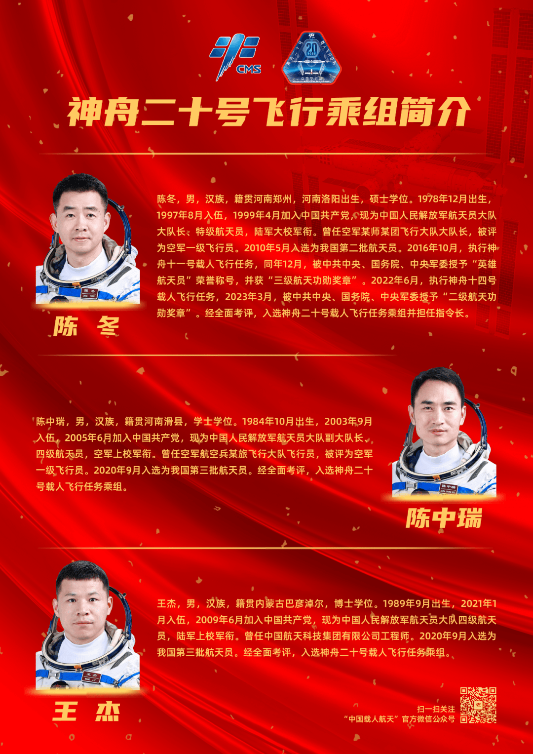 宇宙人(1731期）神舟二十號載人飛船瞄準4月24日17時17分發射；中國研發“月壤打磚機”；歐洲商業公司首個返回式航天器發射:磚機

