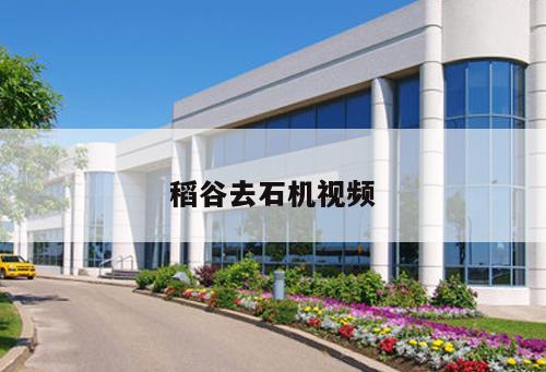稻谷去石機視頻